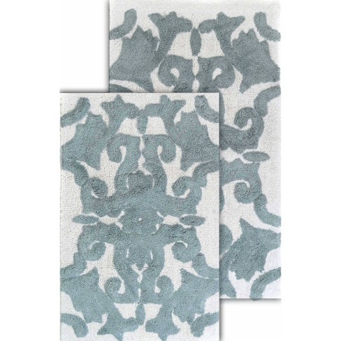 2pc Pebbles Bath Rug Set Dark Gray - Chesapeake Merchandising : Target