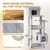 Whisen Multi-Level Cat Tree & Tower with Sisal Scratching Posts, Hammock, Dangling Toy - 4 of 4