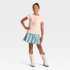 Girls' Short Sleeve 'Bubble Cat' Graphic T-Shirt - Cat & Jack™ Peach Orange - 4 of 4