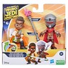 Star Wars Young Jedi Adventures Pop-Up Lightsaber Duel Kai Brightstar and Taborr Action Figures - 2pk - image 2 of 4