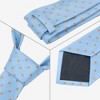 INSPIRE CHIC Men's Polka Dots Classic Pocket Square Tie Sets - 4 of 4