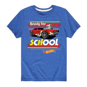 Boys' - Hot Wheels - Ready For School Short Sleeve Graphic T-Shirt - 1 of 4