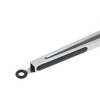 Unique Bargains Serving Tongs Lace Edge Food Tong 12-Inch Dishwasher Safe Stainless Steel Silicone 1Pcs - 3 of 3