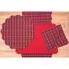 C&F Home 14" x 51" Red Plaid Table Runner - 3 of 4