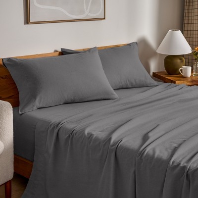 100% Cotton Flannel Sheet Set by Bare Home