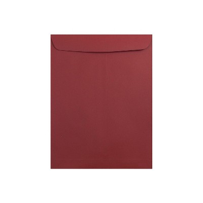 JAM Paper 10 x 13 Open End Catalog Envelopes Dark Red 31287541A