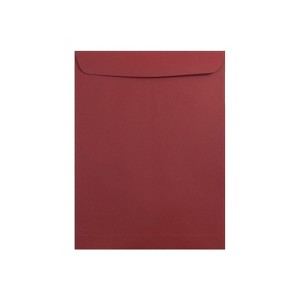 JAM Paper 10 x 13 Open End Catalog Envelopes Dark Red 31287541A - 1 of 2