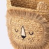 Braided Water Hyacinth Medium Round Storage Basket - Lion - Cloud Island™ - 3 of 4