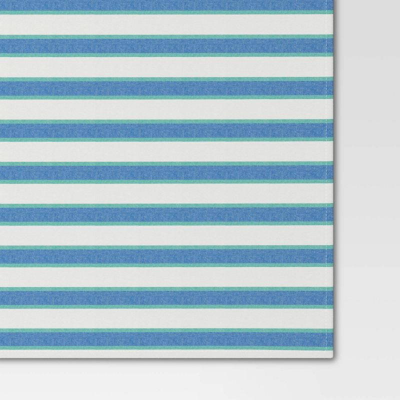 Striped Tablecloth Blue - Threshold™, 4 of 5