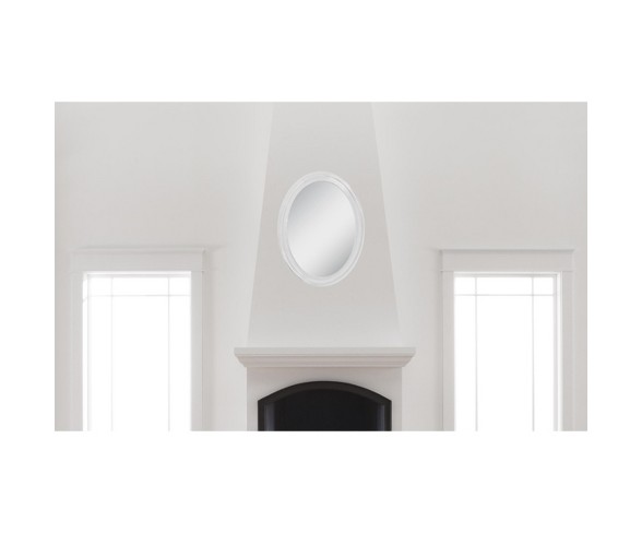 Oval George Decorative Wall Mirror White - Howard Elliott