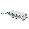Artloge Luxury Silver Sparkle Mirrored Wall Shelf Floating Glass Shelf  Wall Trophy Holder Art Showcase Shelf with Crushed Diamond for Home Decor - 3 of 4