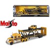 Maisto 1:64 International LoneStar and 2021 Ford Bronco Badlands – Yellow – Design Transporters - 3 of 3