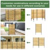 KTMBDW Privacy Screen Natural Wood Color Outdoor Privacy Screen, Decorative Privacy Fence Panels for Deck Balcony Patio - 4 of 4