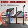 OPPSDECOR 660LBS Adjustable Weight Bench Set, 8 in 1 Full Body Workout Training Bench Press with Squat Rack Leg Extension & Leg Curl for Home Gym - 3 of 4