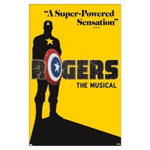 Trends International Marvel Hawkeye - Rogers The Musical Playbill Framed Wall Poster Prints - 1 of 4