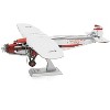 Model Kit Ford Trimotor Transport Aircraft White and Red (Moderate Difficulty) Steel Model by Metal Earth - 2 of 4