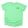 Simply Sage Market Embroidered I Closed My Book To Be Here Garment Dyed Tee - 2 of 4