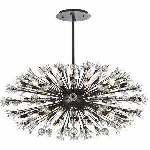 Elegant Lighting Vera 38 - Light Pendant in  Black - 1 of 4