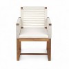 Ridstar 2 Piece Outdoor Patio Dining Chairs For Garden & Backyard-White - 3 of 4