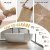 Attop Set of 2 Waffle Bathroom Rugs, Boho Bath Rugs Non Slip Washable,Ultra Soft Rubber Backed Shower Mats for Bathroom Floor - 2 of 4