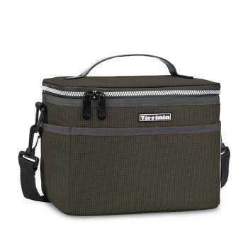 Tirrinia Insulated Lunch Bag for Women/Men, Leakproof Thermal Reusable Lunch Box Tote, Lunch Cooler for Work w/ Side Pocket