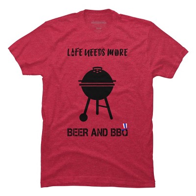 Men's Design By Humans July 4th Life Needs More BBQ By TeeShirtMadness T-Shirt