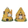 Transpac Light Up Gnome Bee House Decor Set of 2 Spring Home Decorations Resin Figurines for Spring and Summer - 2 of 4