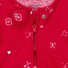 Carter's Just one you® Baby Girls' Valentine's Day Sleep N' Play with Headband - Red - 3 of 4