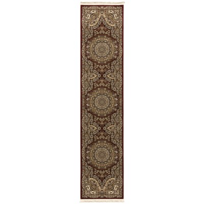 Oriental Weavers Masterpiece 8022R Red/ Gold Indoor Area Rug - 2'3" x 10'