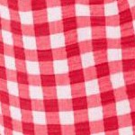 vivid red gingham