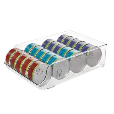 iDESIGN Recycled Plastic Freezer and Refrigerator Organizer Bin Water Bottle Holder Clear: Kitchen Storage, 14"x9"x4" — фото 3