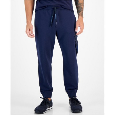 Armani Mens Knit Cargo Casual Jogger Pants, Blue, XX-Large