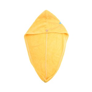 Unique Bargains Water-absorbent Embroidery Hair Towel 1 Pc - 1 of 4