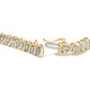 Haus of Brilliance 14K Yellow Gold Plated Silver 1/2 Cttw Diamond S-Curve Tennis Bracelet - 2 of 4