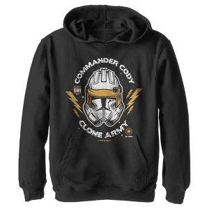 Boy's Star Wars: The Clone Wars Commander Cody Army Head Shot Pull Over Hoodie - 1 of 3