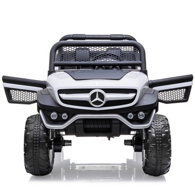 24V Ride On Truck Car for Kids 2 Seater Licensed Mercedes Benz Toddles Electric Car Ride On Toy with Remote Control