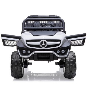 24V Ride On Truck Car for Kids 2 Seater Licensed Mercedes Benz Toddles Electric Car Ride On Toy with Remote Control - 1 of 4