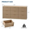 8/9 Drawer Dresser, Bedroom Storage Cabinet with Drawers, Wooden Bedroom Dresser - 3 of 4