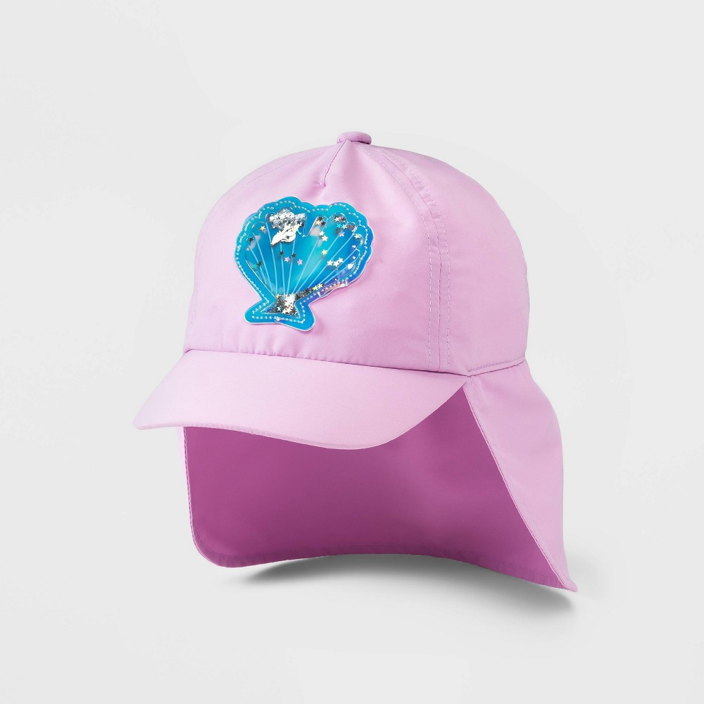 Toddler Girls' Mermaid Swim Hat - Cat & Jack Purple 2T-5T