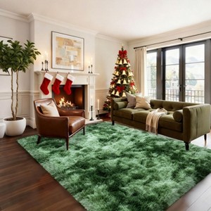 Area Rugs for Living Room Bedroom, Non-Slip Fluffy Soft Shag Carpet for Kids Home Dorm Decor - 1 of 4