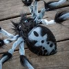 Morris Costumes 2.6 ft Gray and Black Hairy Walking Spider - White - 4 of 4