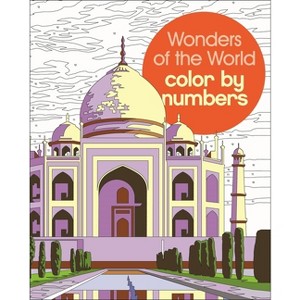 Wonders of the World Color by Numbers - (Sirius Color by Numbers Collection) by  David Woodroffe (Paperback) - 1 of 1