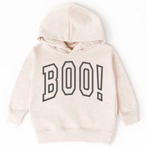 Embroidered Boo Arched - Toddler Hoodie - 1 of 4