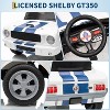 12V Ride on Licensed Shelby GT350, Battery Powered Ride on Toys for Toddlers with Remote Control, Ford Kids Electric Vehicle - 4 of 4