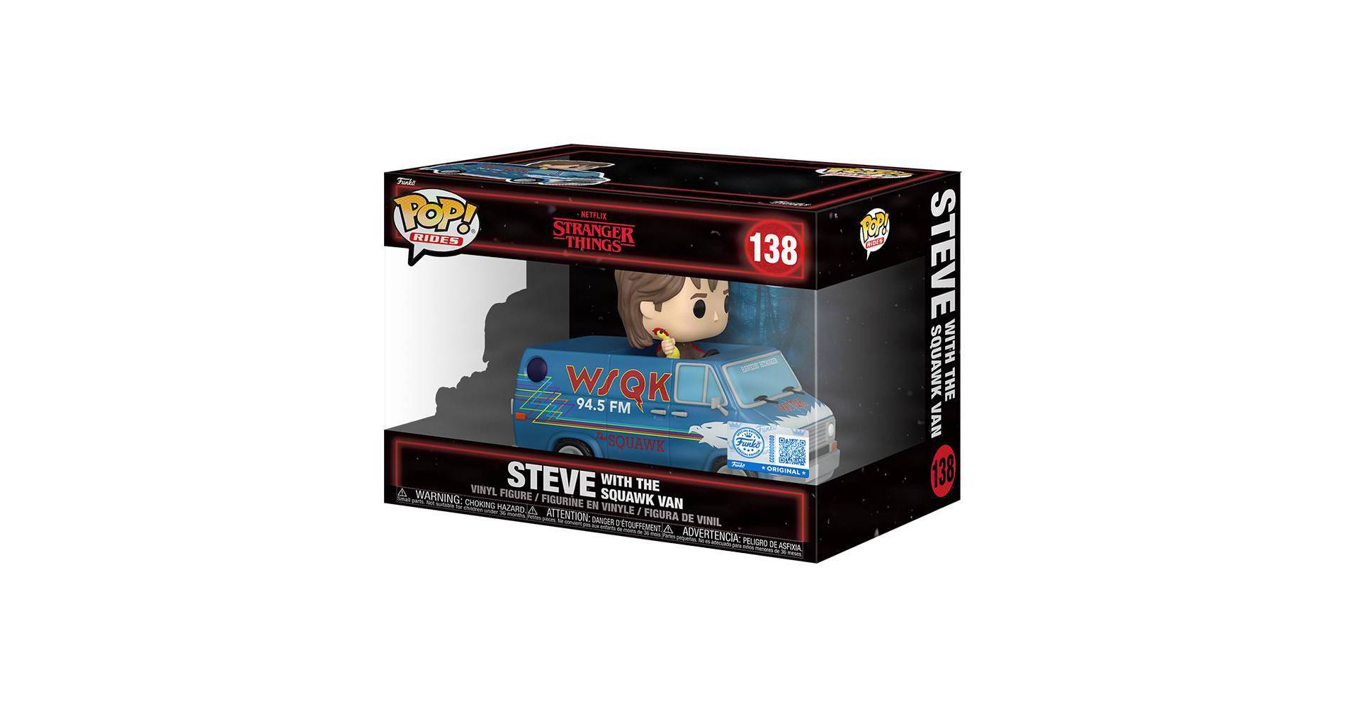 Funko Pop! Ride's: Netflix Stranger Things - Steve With The Squawk Van Vinyl Figure #138 - (Target Exclusive)