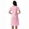 Just Love Womens Short Sleeve Nightgown  - Sleep Dress with Bow - 3 of 3
