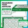 Filterbuy 16x18x2 Air Filter (2-Pack), Pleated MERV 11 Allergen Defense Replacement HVAC AC Furnace Filters (Actual Size: 16.00 x 18.00 x 1.75) - 2 of 4