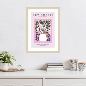 Amanti Art Periwinkle Flowers by Incado Wood Framed Wall Art Print - 1 of 4