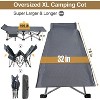 Docred Folding Camping Cot with Mattress & Carry Bag for Adults – Standard & Oversized XXL, Single & 2-Pack Outdoor Sleeping Bed Options - 2 of 4