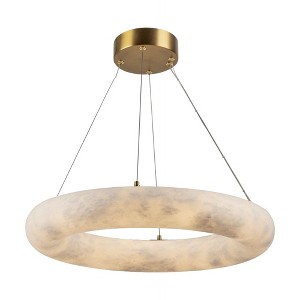 Artcraft Lighting Camila 1 - Light Chandelier in  Brushed Brass - 1 of 4